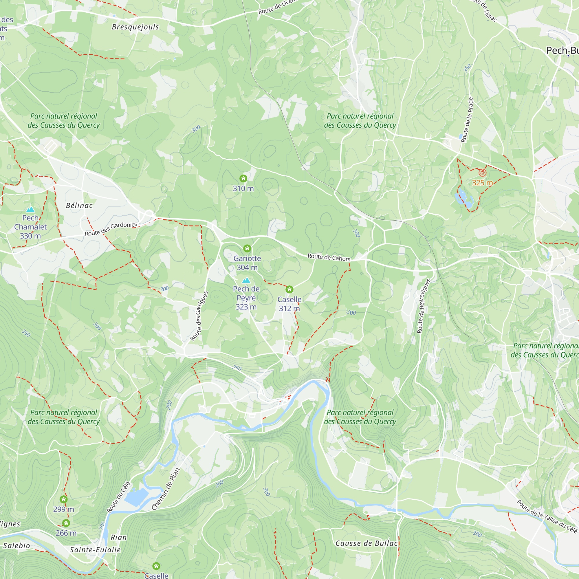 Caselle map