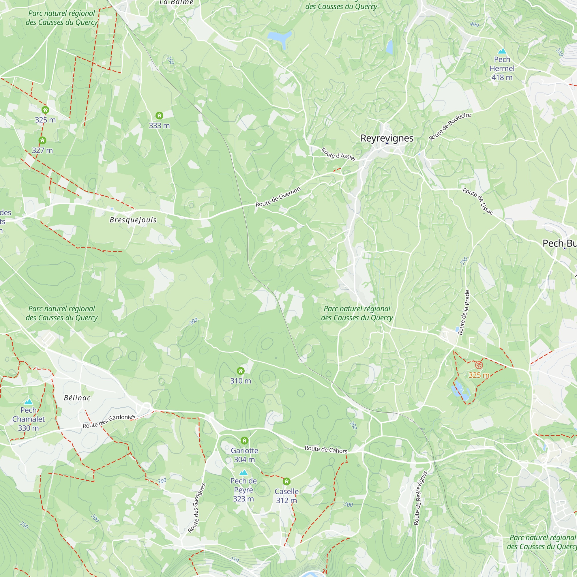 Caselle map