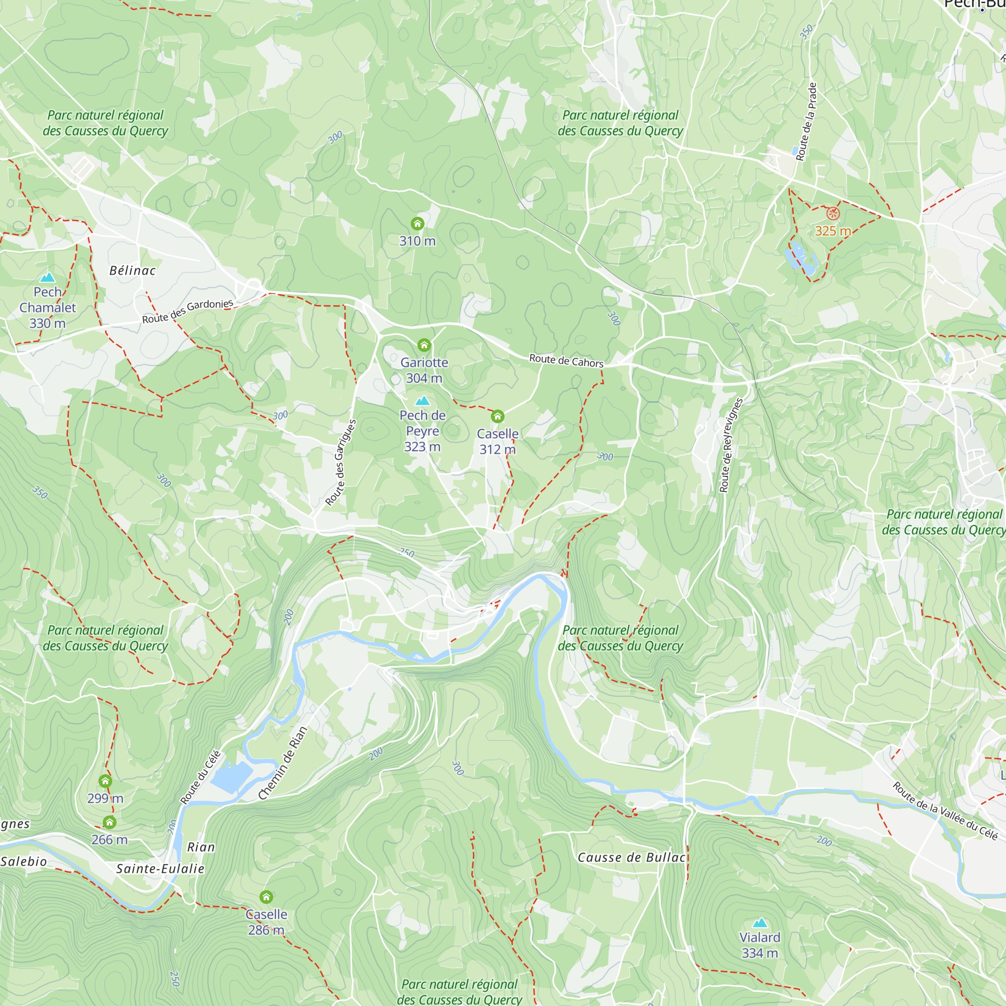 Caselle map
