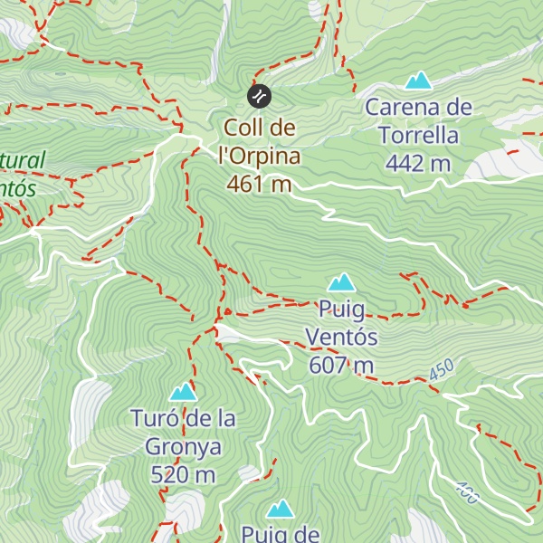 Map of La Creueta