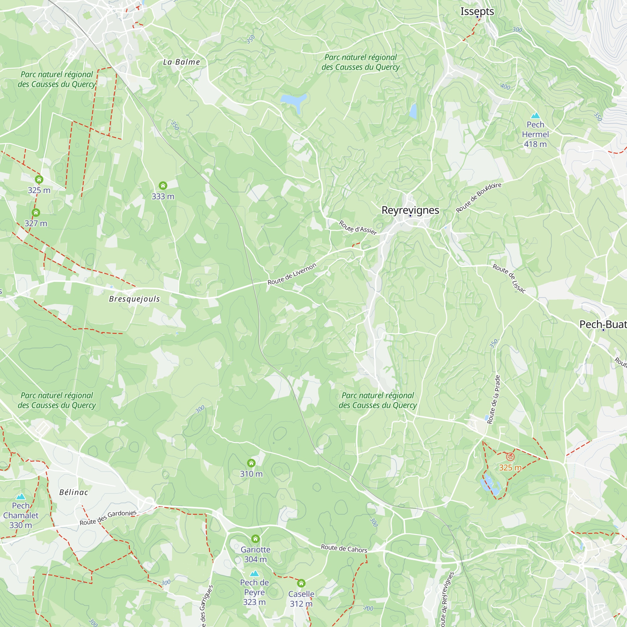 Caselle map