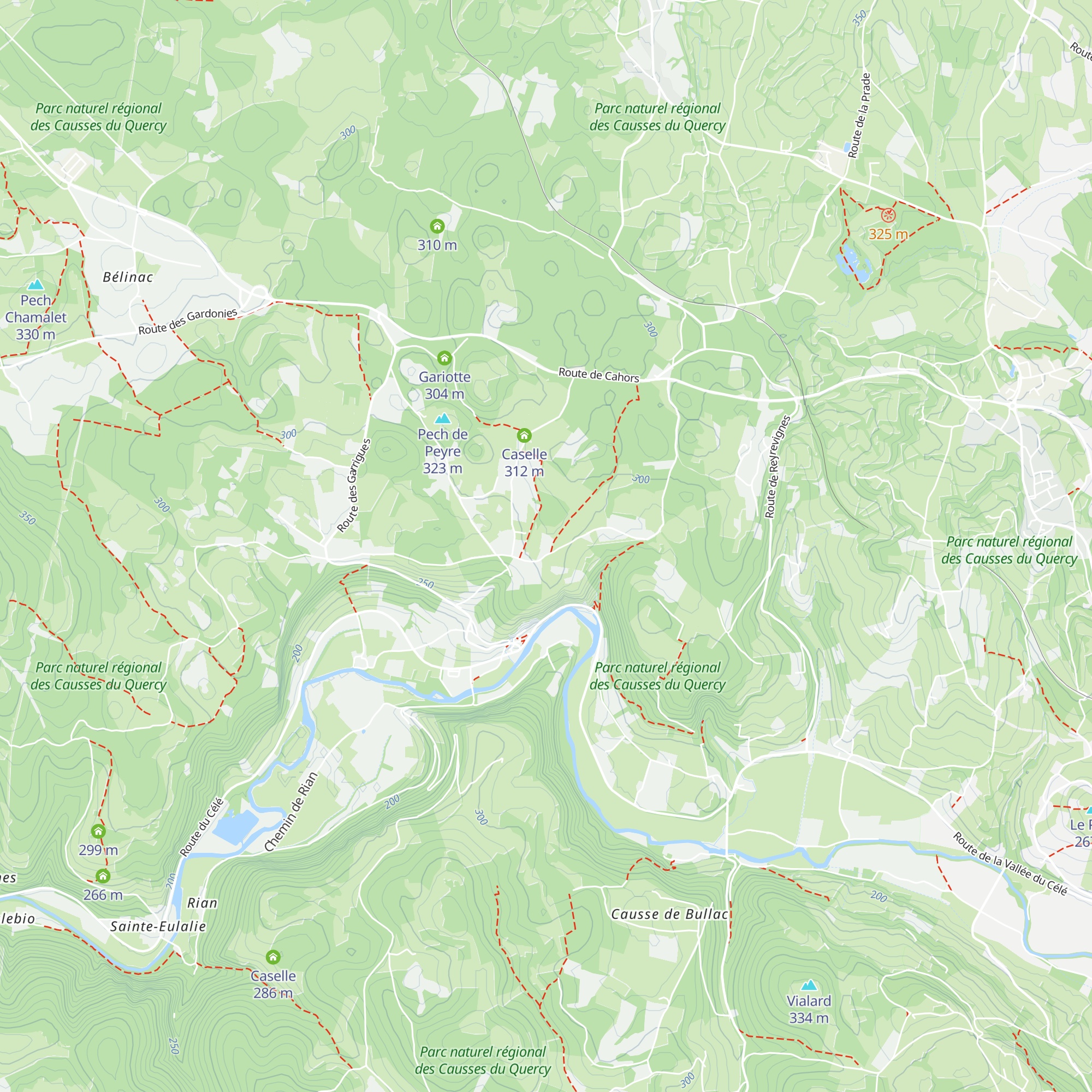 Caselle map