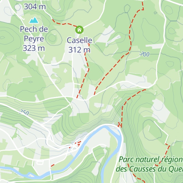 Map of Caselle