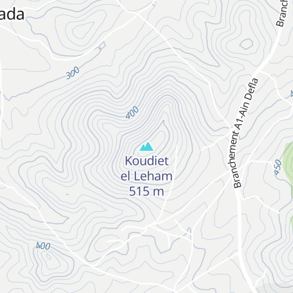 Map of Koudiet el Leham