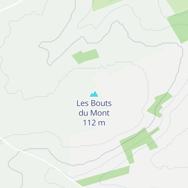 Map of Les Bouts du Mont