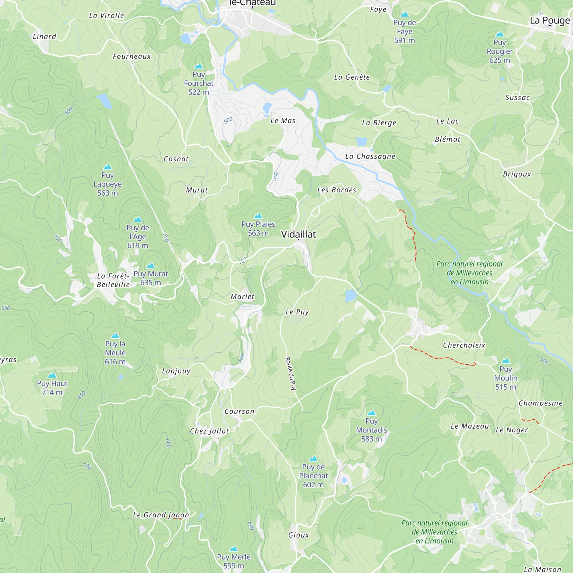 Chatagnon map