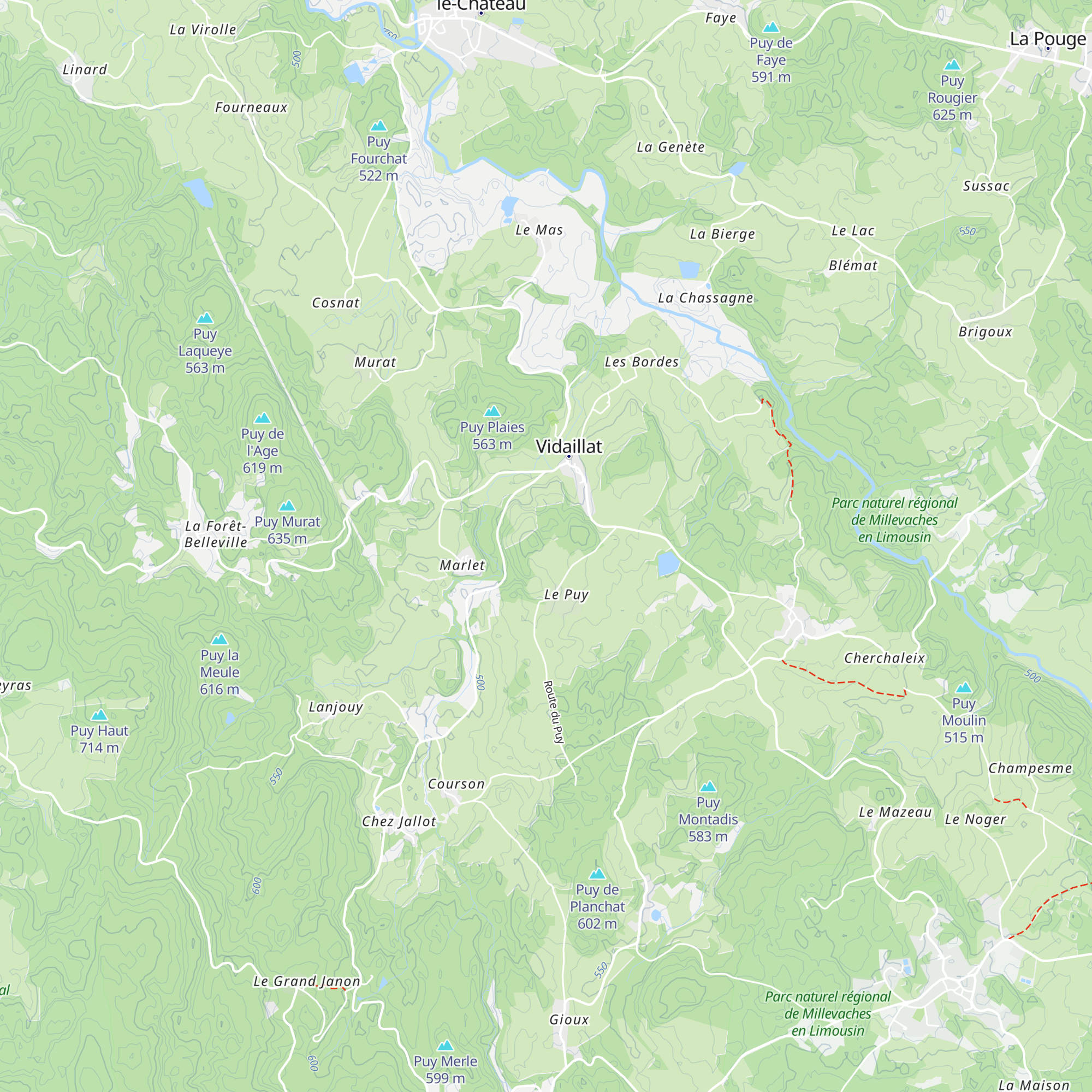 Chatagnon map