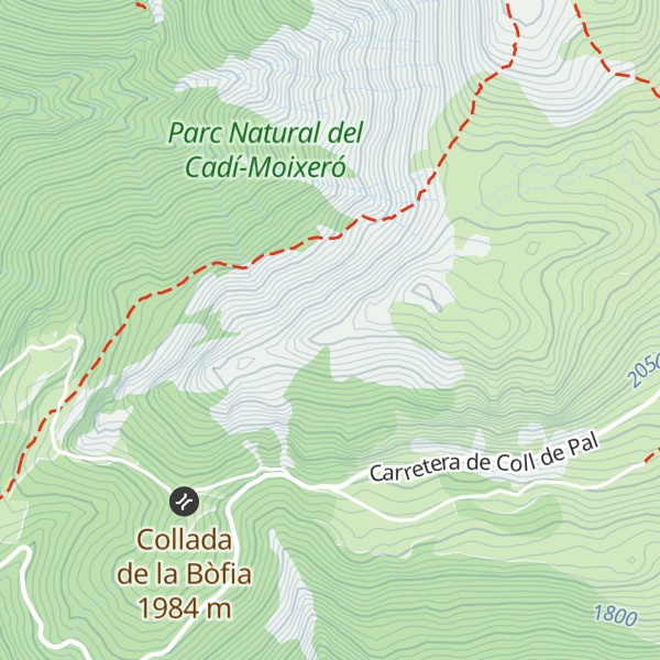 Map of La Bòfia