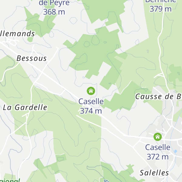 Map of Caselle