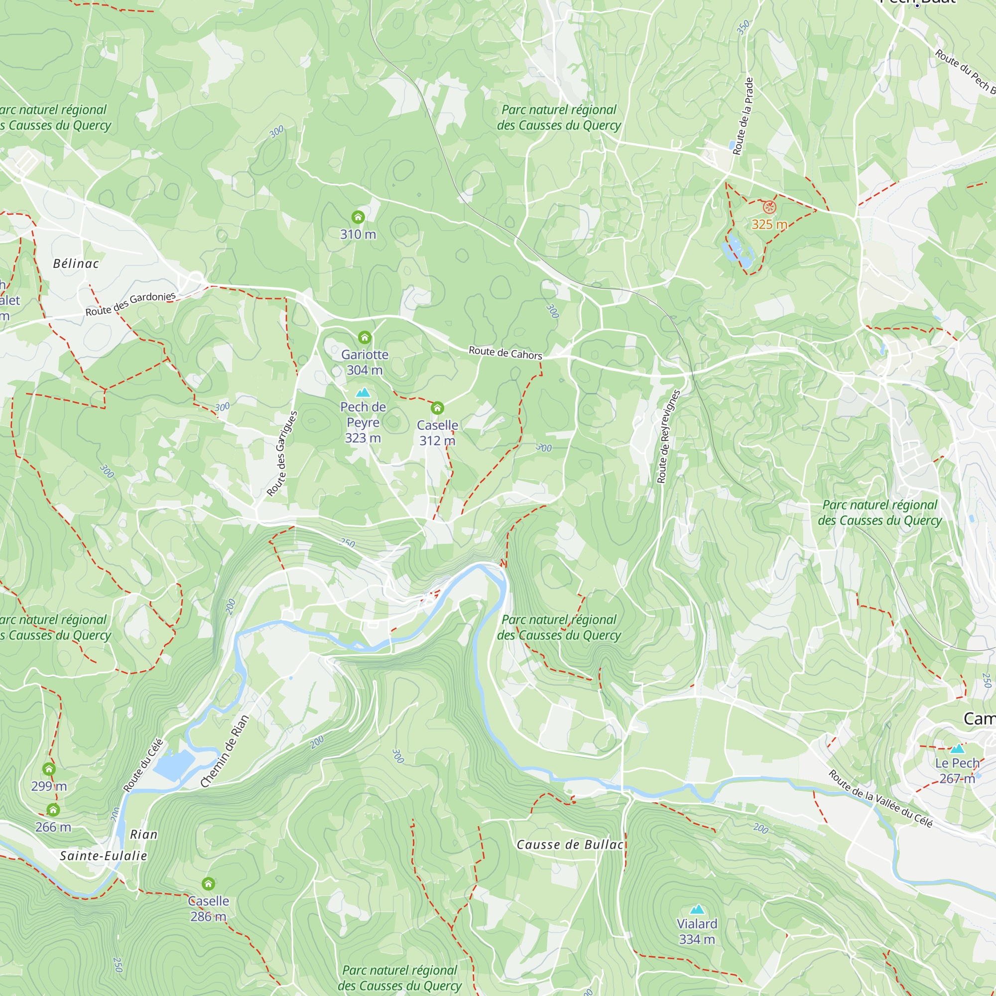 Caselle map