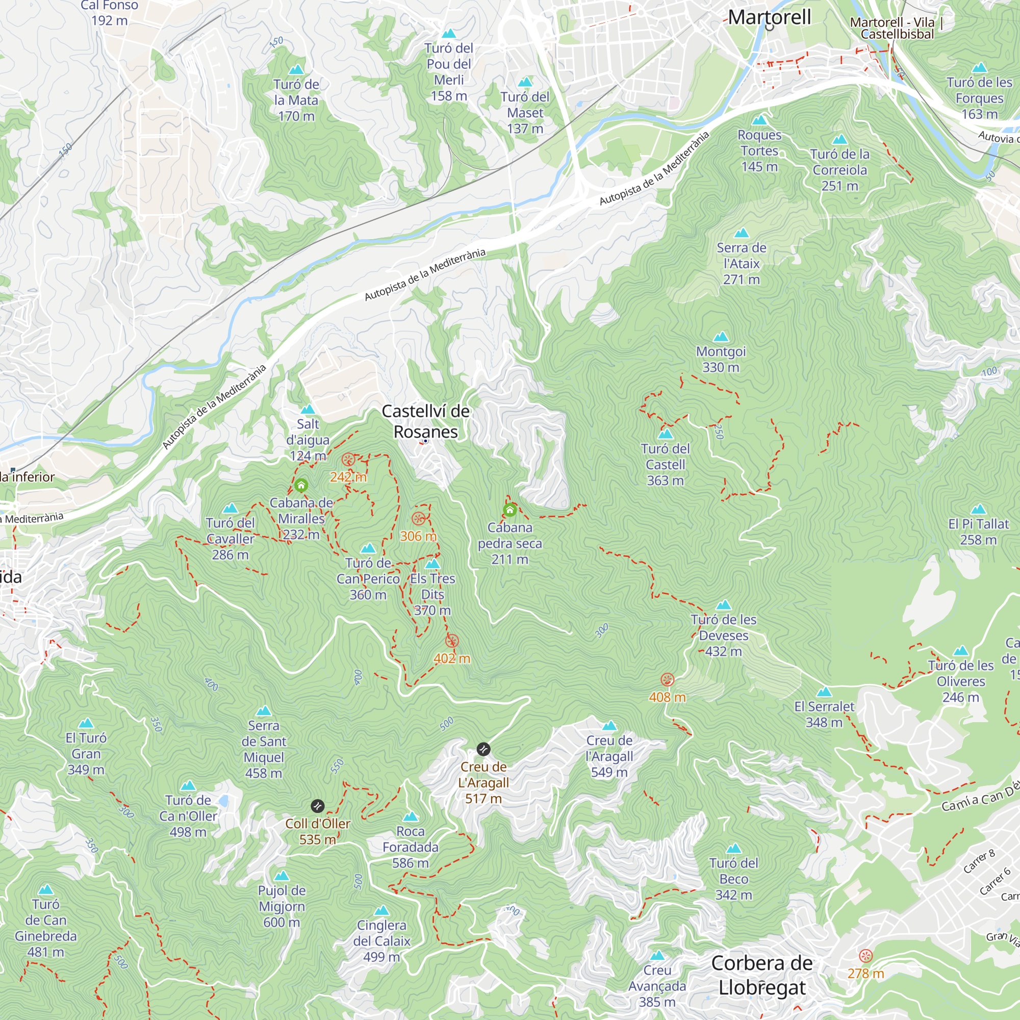 Cabana pedra seca map