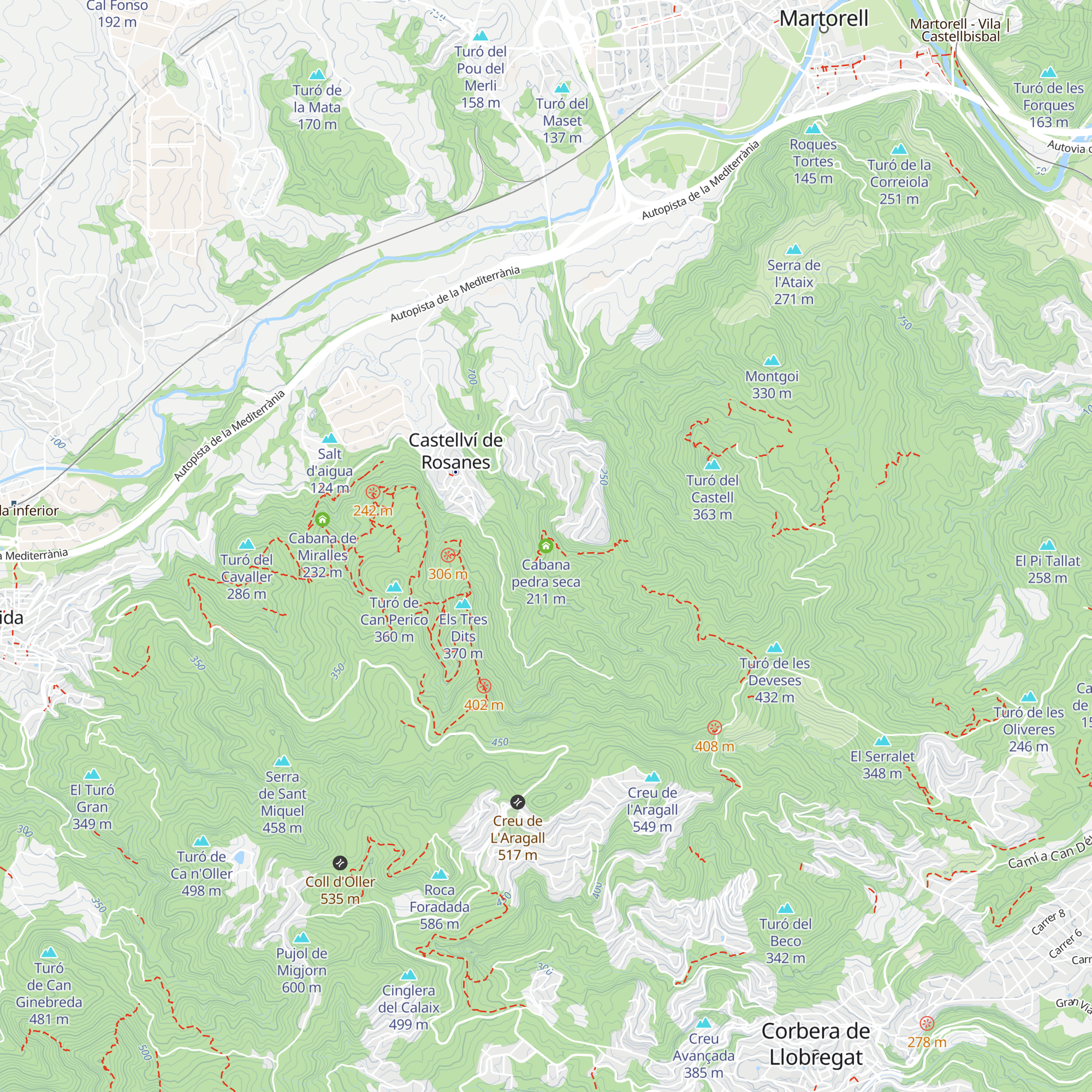 Cabana pedra seca map