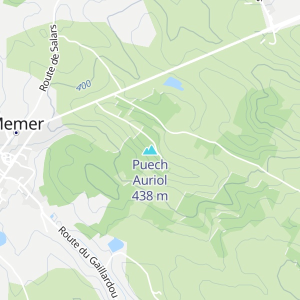 Map of Puech Auriol
