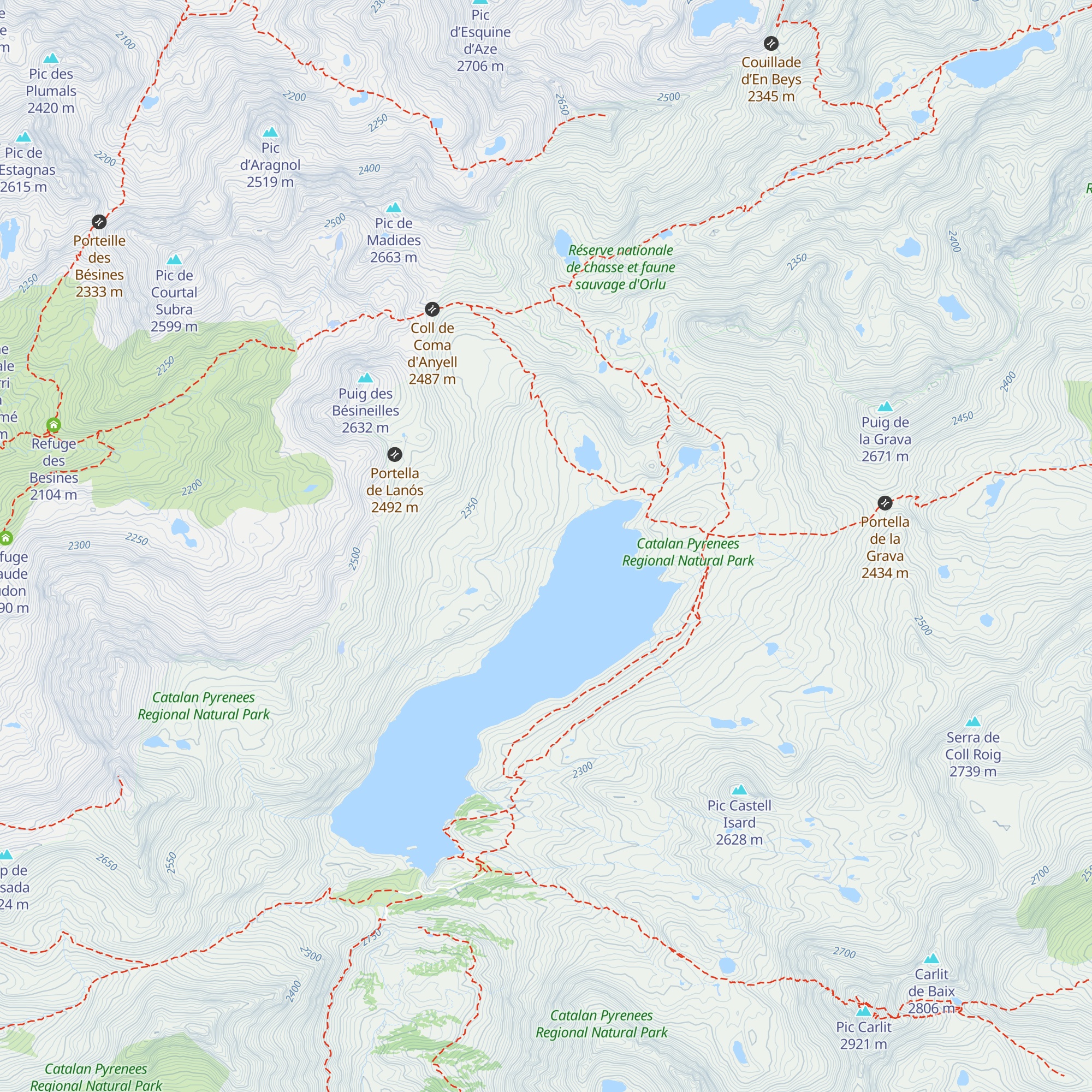 Cabane du Solà map