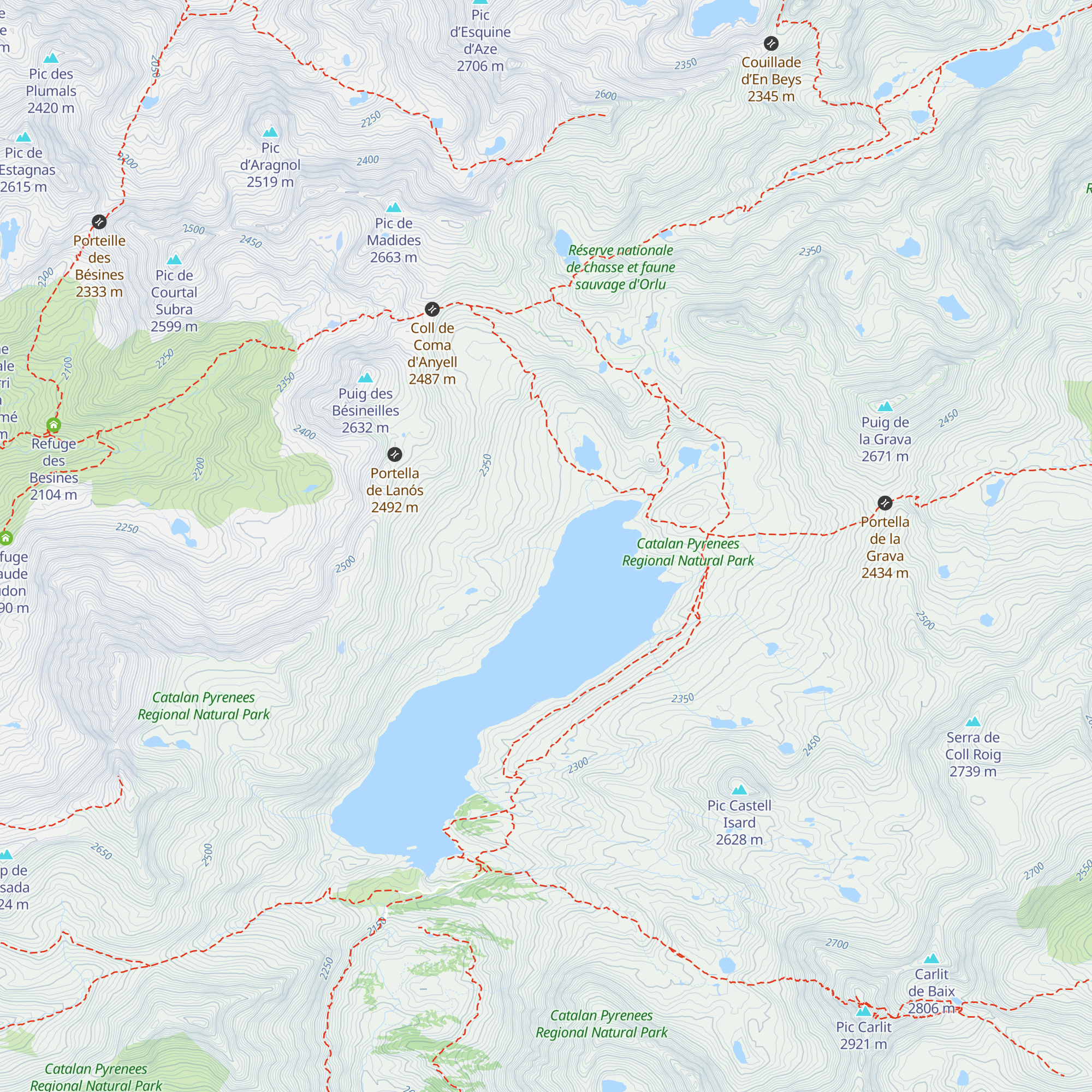 Cabane du Solà map