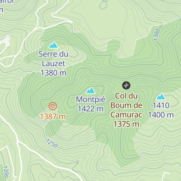 Map of Montpié