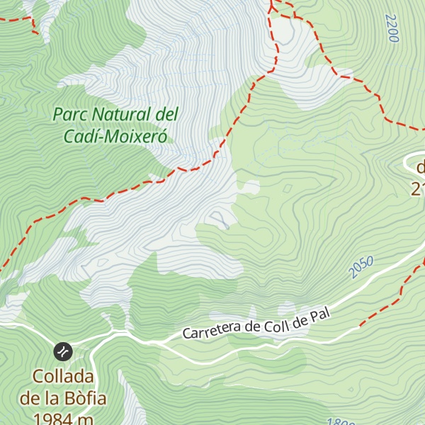 Map of Rocs de Canells