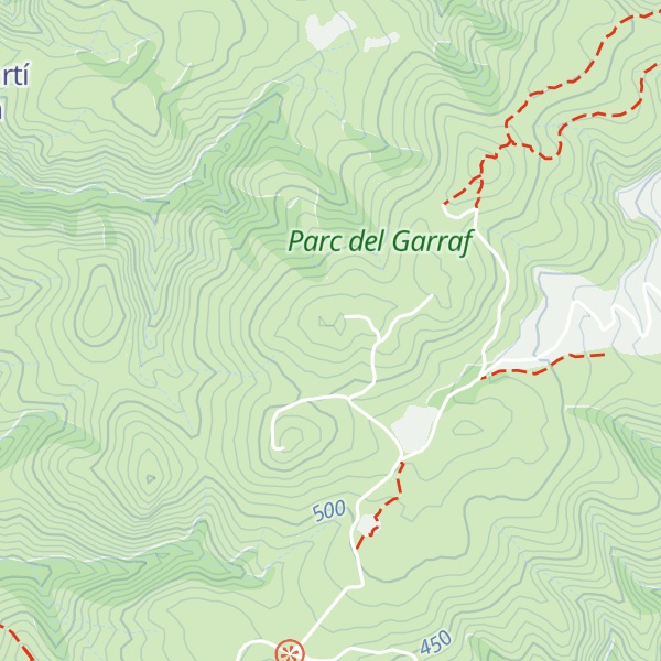 Map of Puig Ginebró