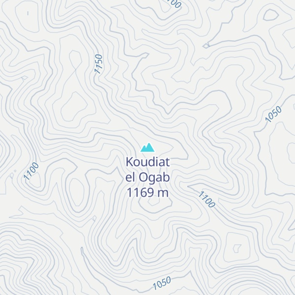 Map of Koudiat el Ogab