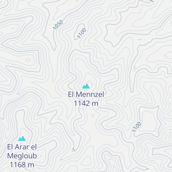 Map of El Mennzel
