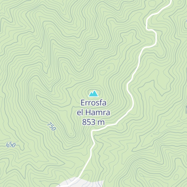 Map of Errosfa el Hamra