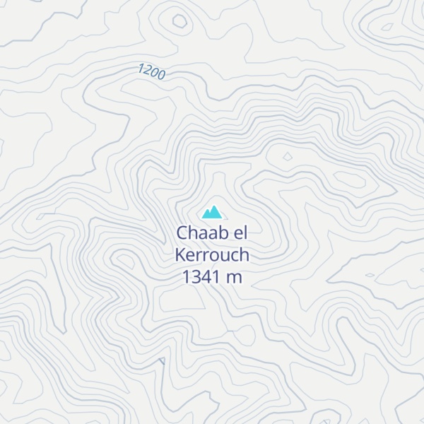 Map of Chaab el Kerrouch