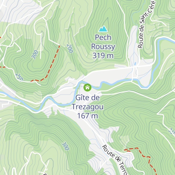 Map of Gîte de Trezagou