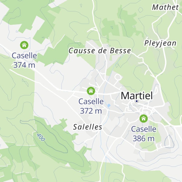 Map of Caselle