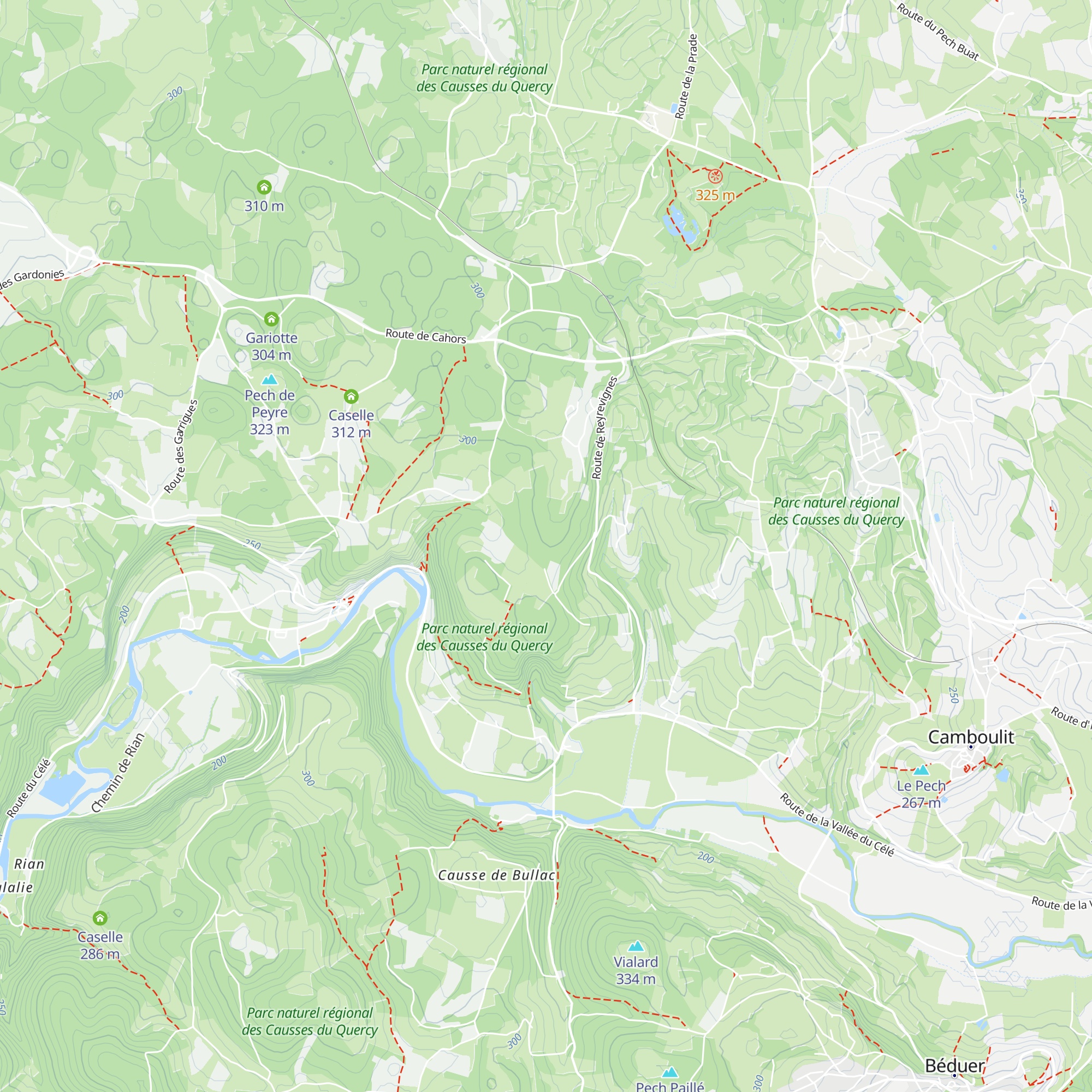 Caselle map