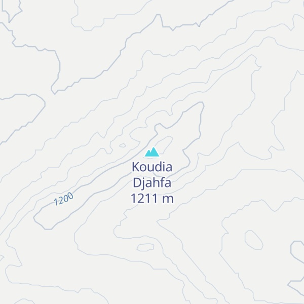 Map of Koudia Djahfa