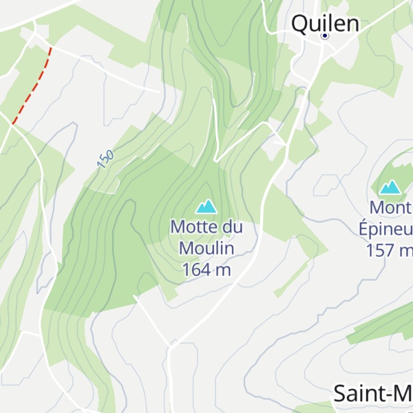 Map of Motte du Moulin