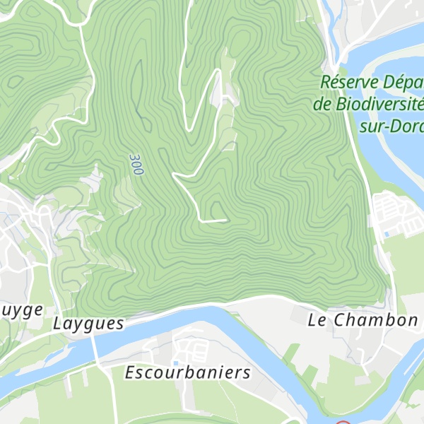 Map of Puy du Tour