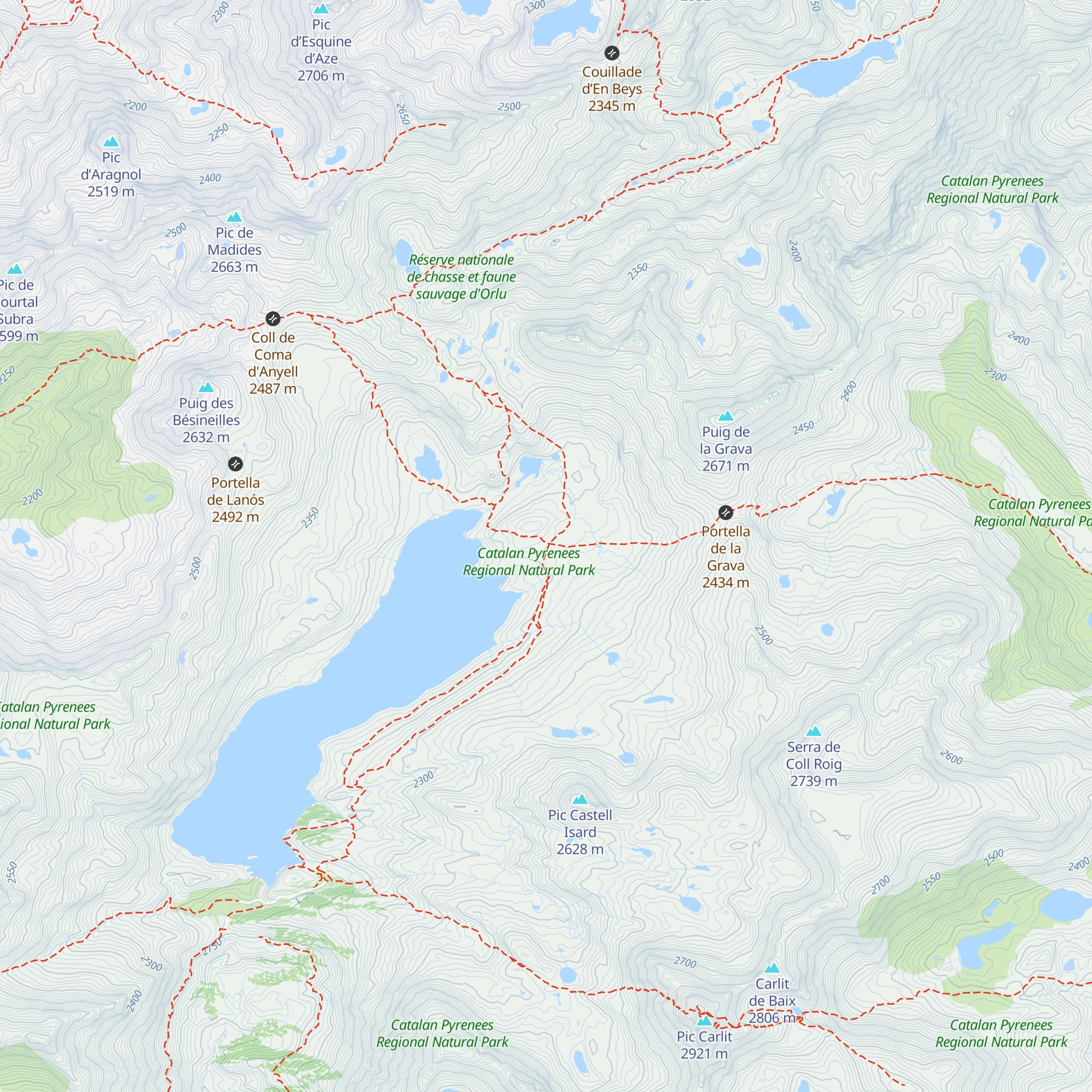 Cabane de Rouzet map