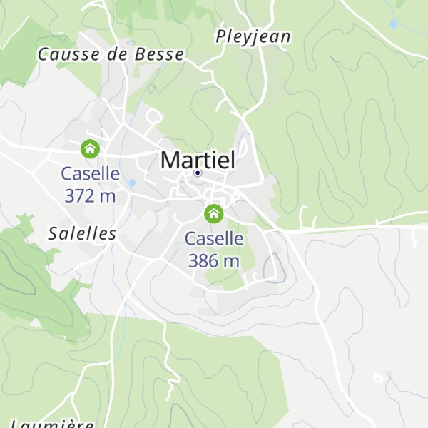 Map of Caselle