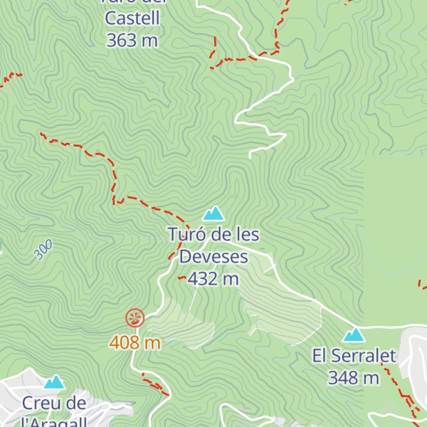 Map of Turó de les Deveses