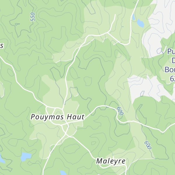 Map of Puy de la Potence