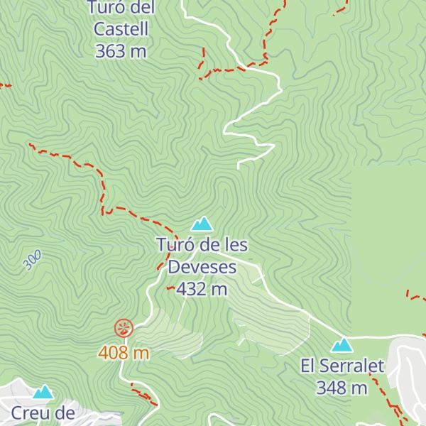Map of Turó de Can Xandri