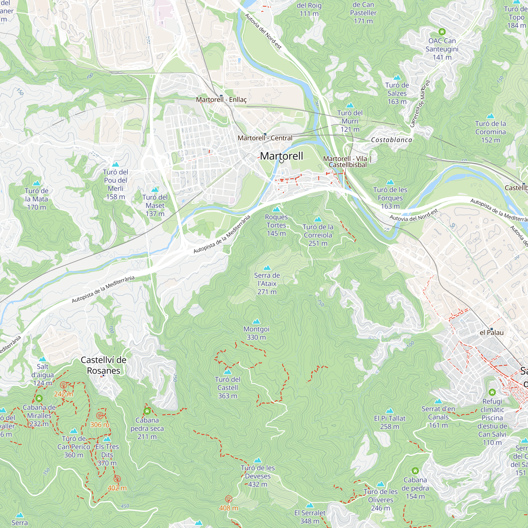 Cabana de pedra seca map