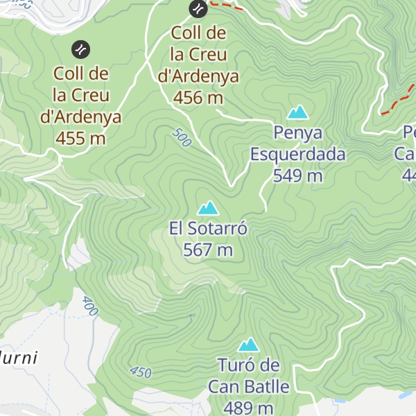 Map of El Sotarró