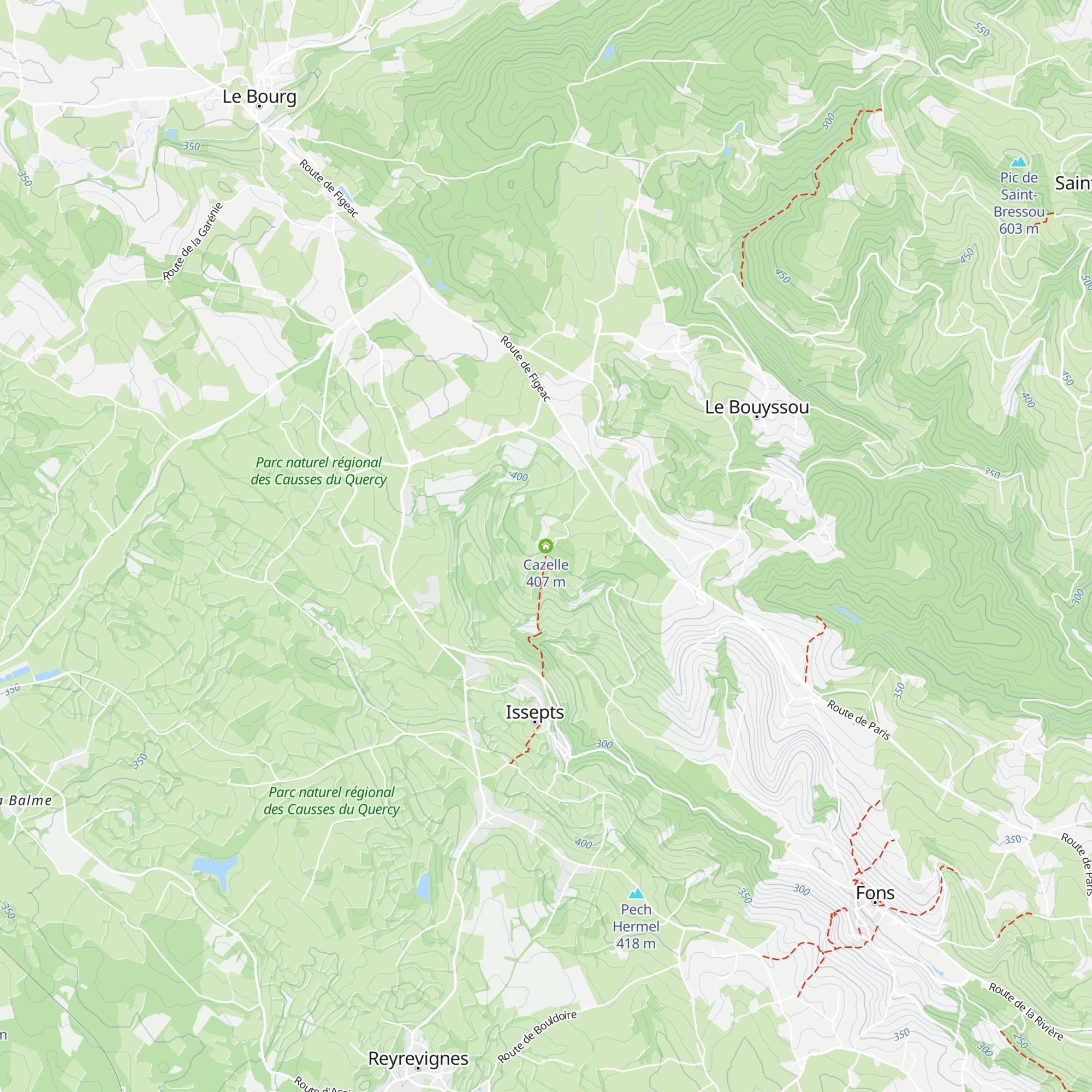 Cazelle map