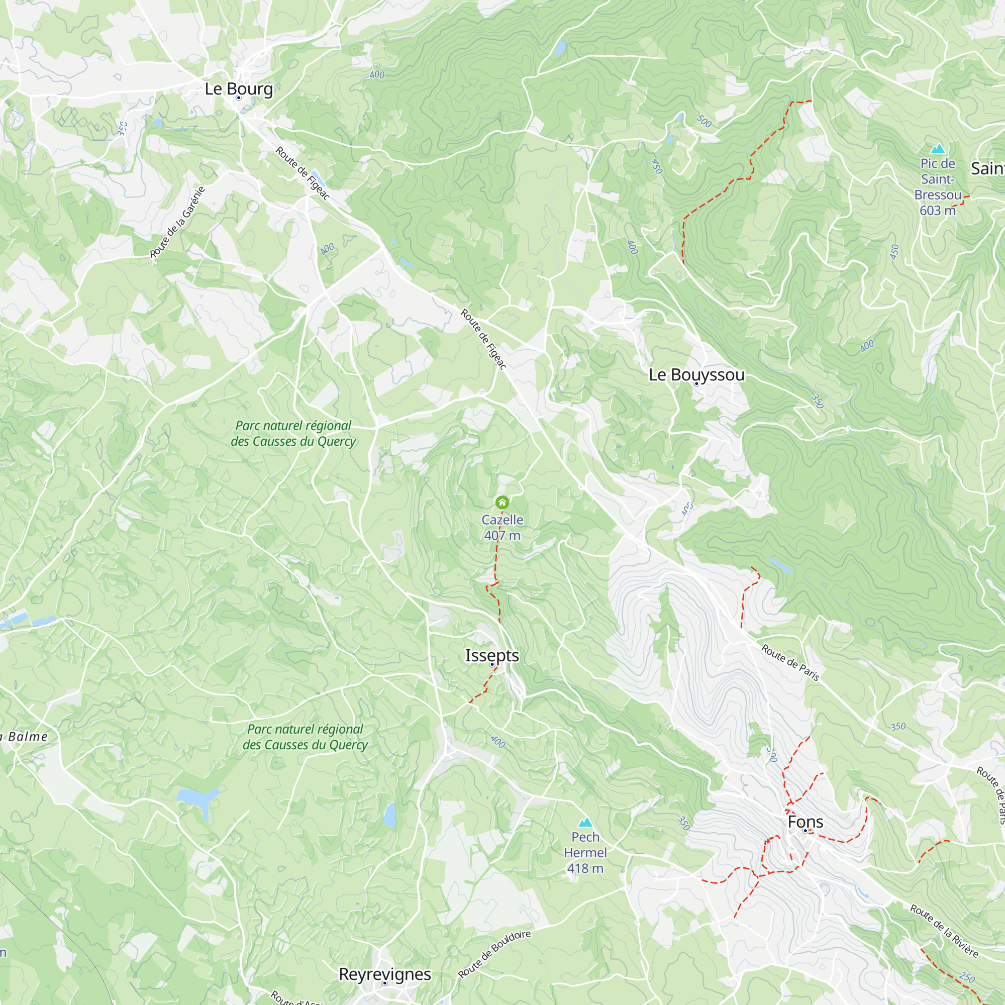 Cazelle map