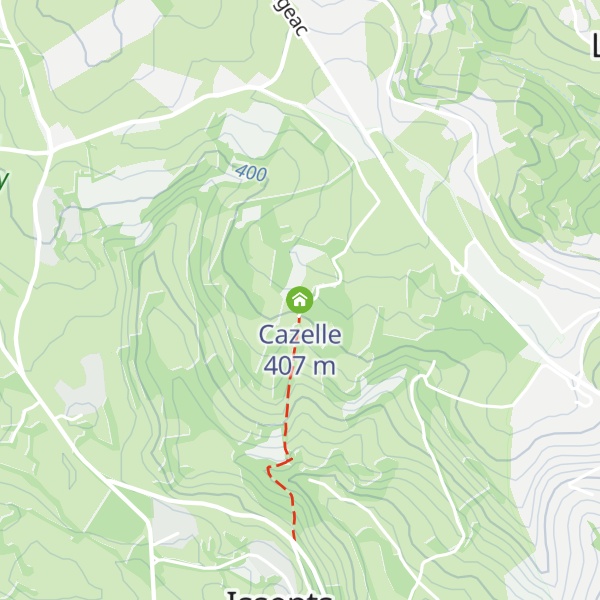 Map of Cazelle