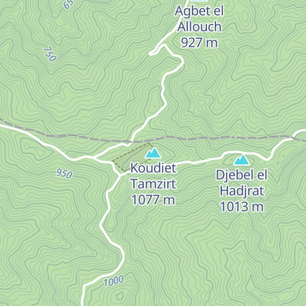 Map of Koudiet Tamzirt
