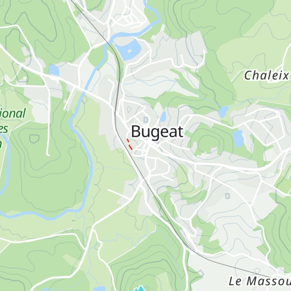 Map of Gîte d'étape des deux cloches