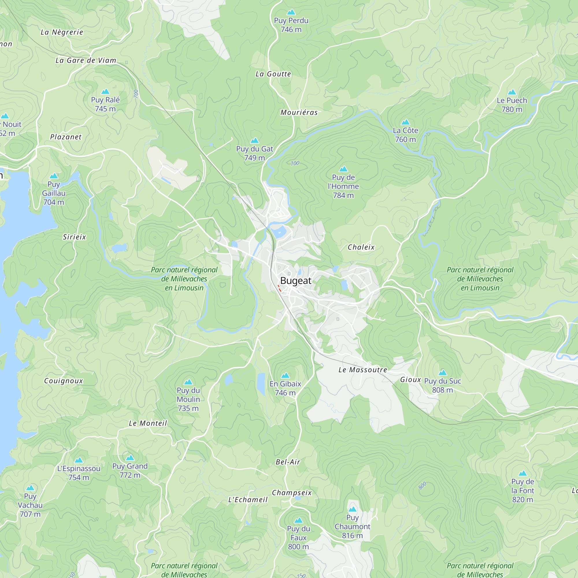Gîte d'étape des deux cloches map