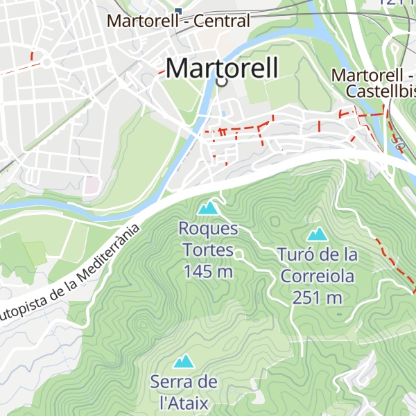 Map of Roques Tortes