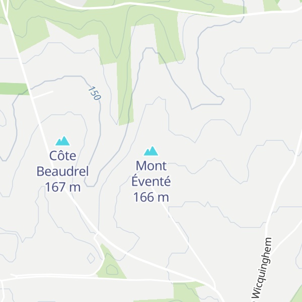 Map of Mont Éventé