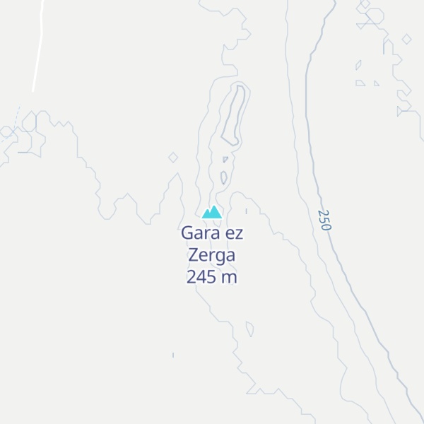 Map of Gara ez Zerga