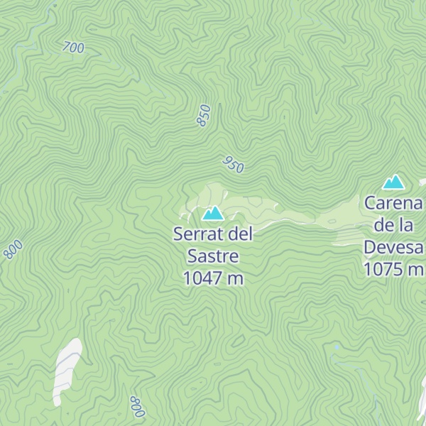Map of Serrat del Sastre
