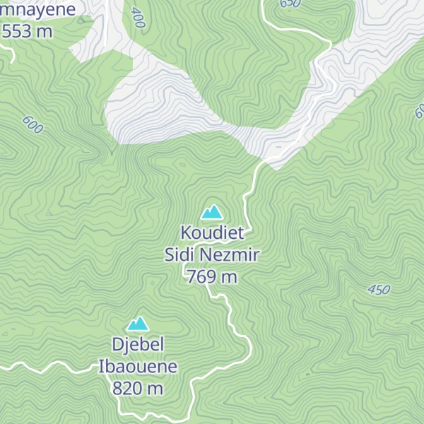 Map of Koudiet Sidi Nezmir